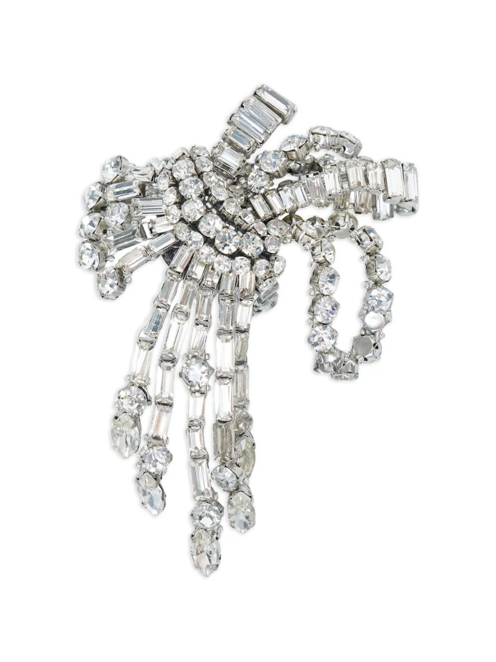 Nº21 Spilla chandelier embellished brooch - Silber