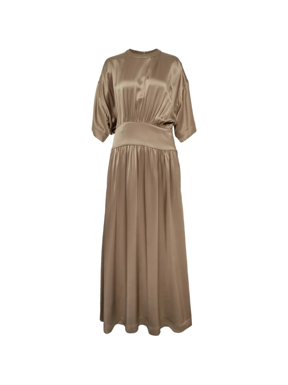 TOTEME gathered detail dress - Braun