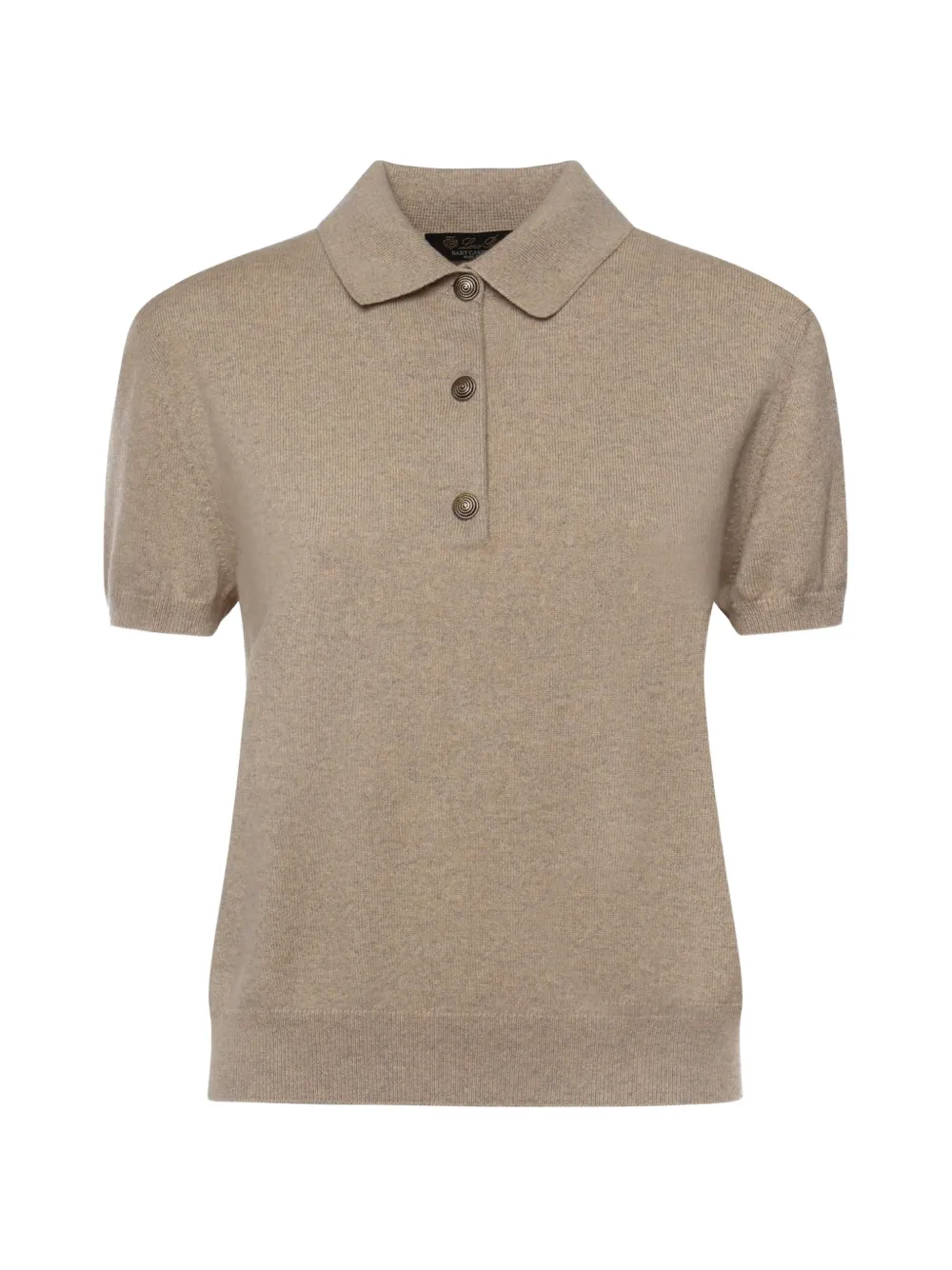 Loro Piana buttoned polo top - Toni neutri