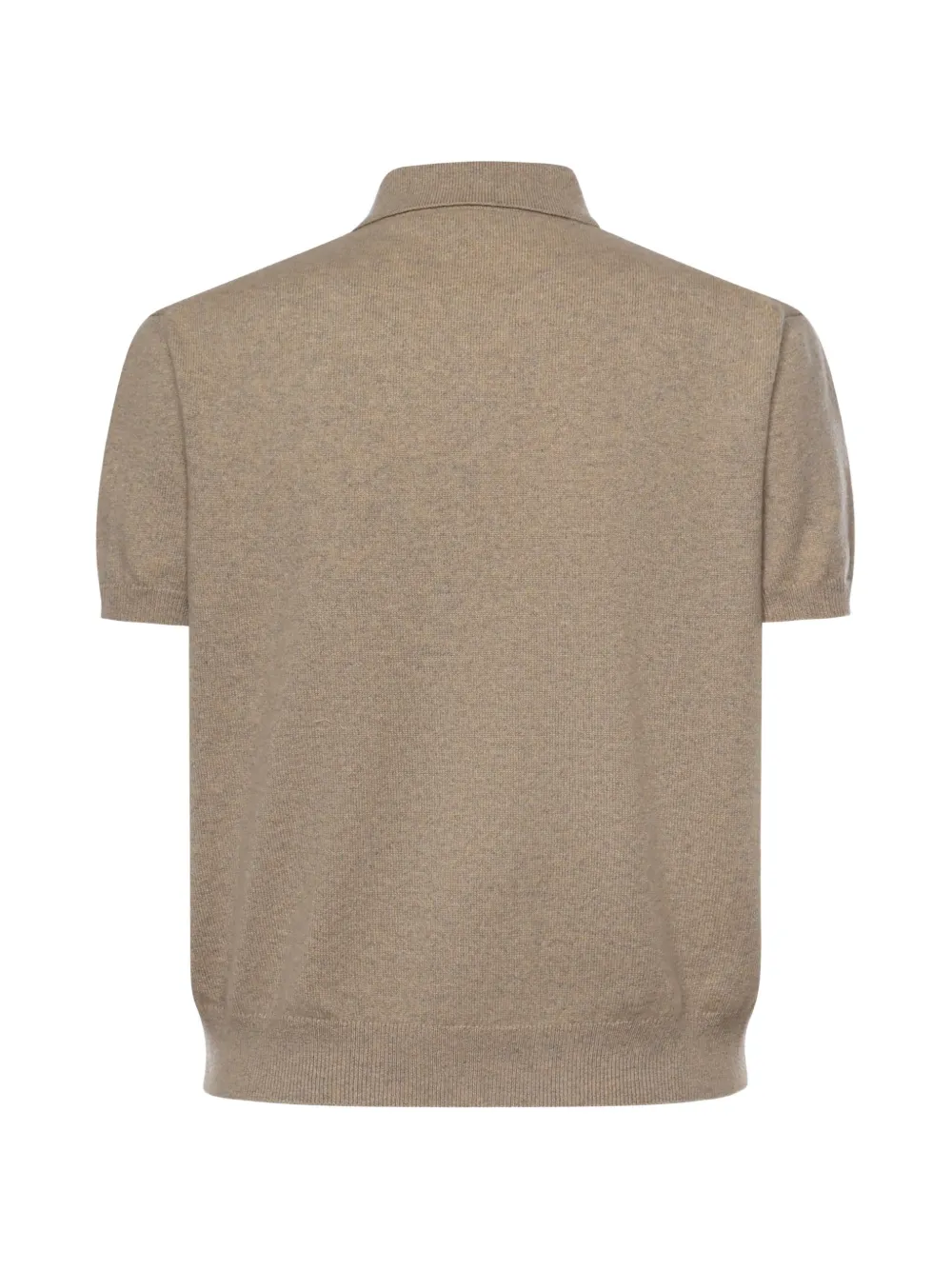  Loro Piana Buttoned Polo Top - Neutrals 
