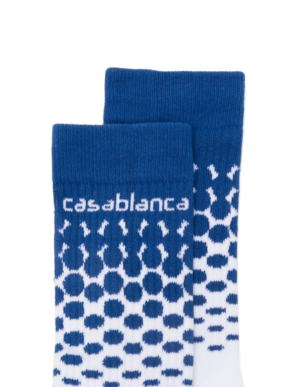  Casablanca Pattern Socks - White 