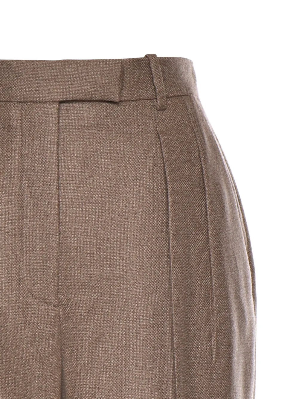  Loro Piana Pleated Trousers - Brown 