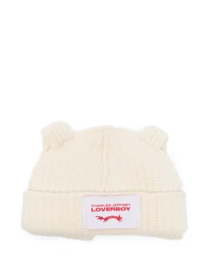 Charles Jeffrey Loverboy Chunky Ears Beanie | Neutrals | FARFETCH CA