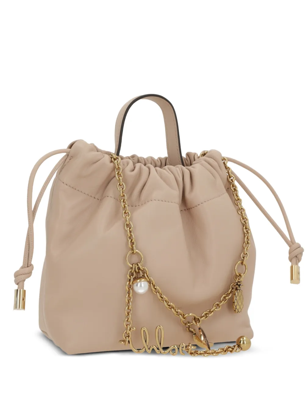 Chloé drawstring top-handle bag - Toni neutri
