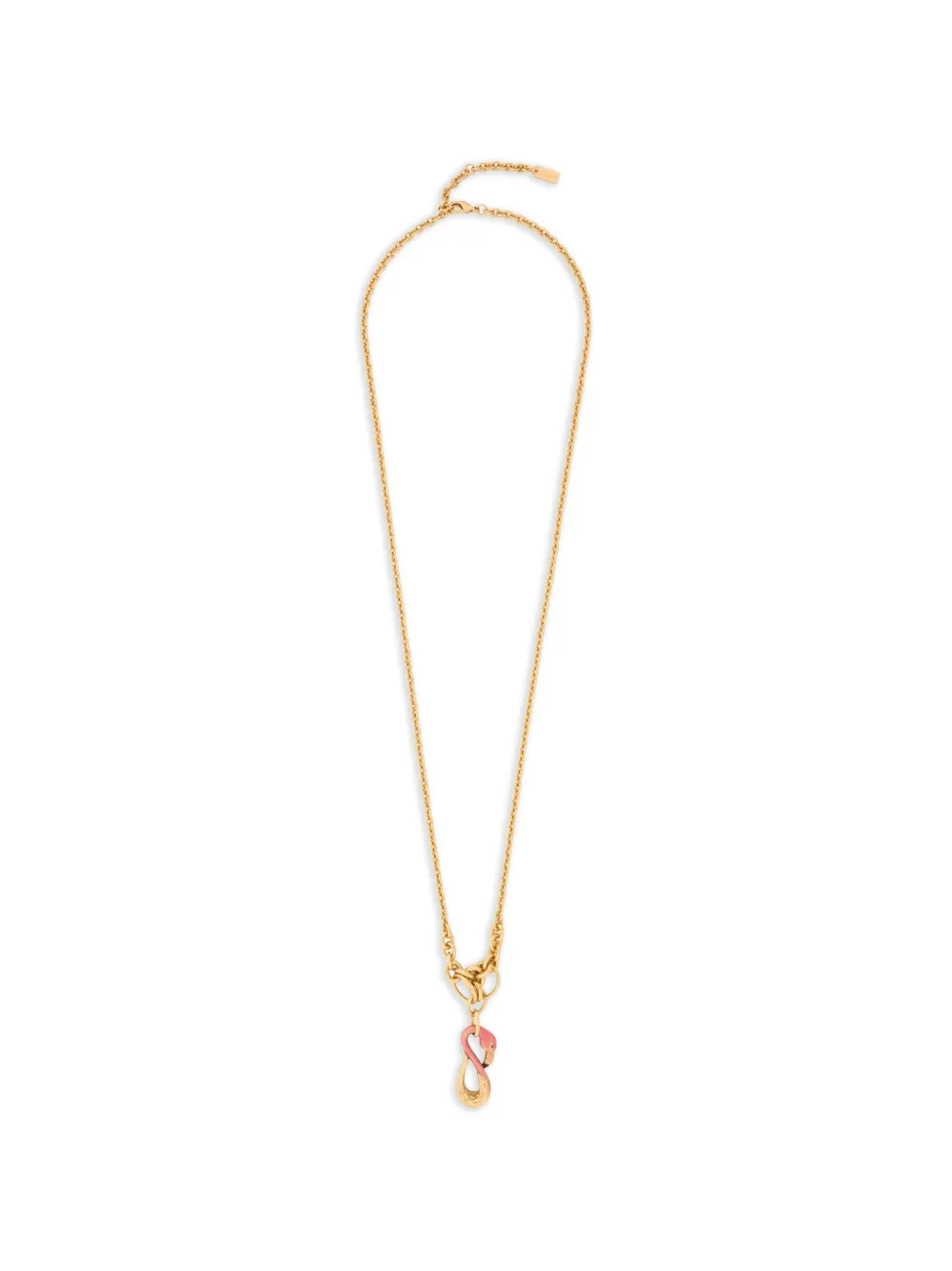 Chloé flamingo pendant necklace - Oro