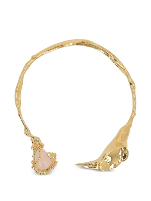 Chloé Bijoux stone pendant necklace