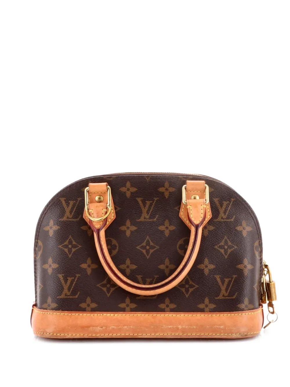 Louis Vuitton Pre-Owned Alma Handbag Monogram Canvas BB crossbody bag - Marrone