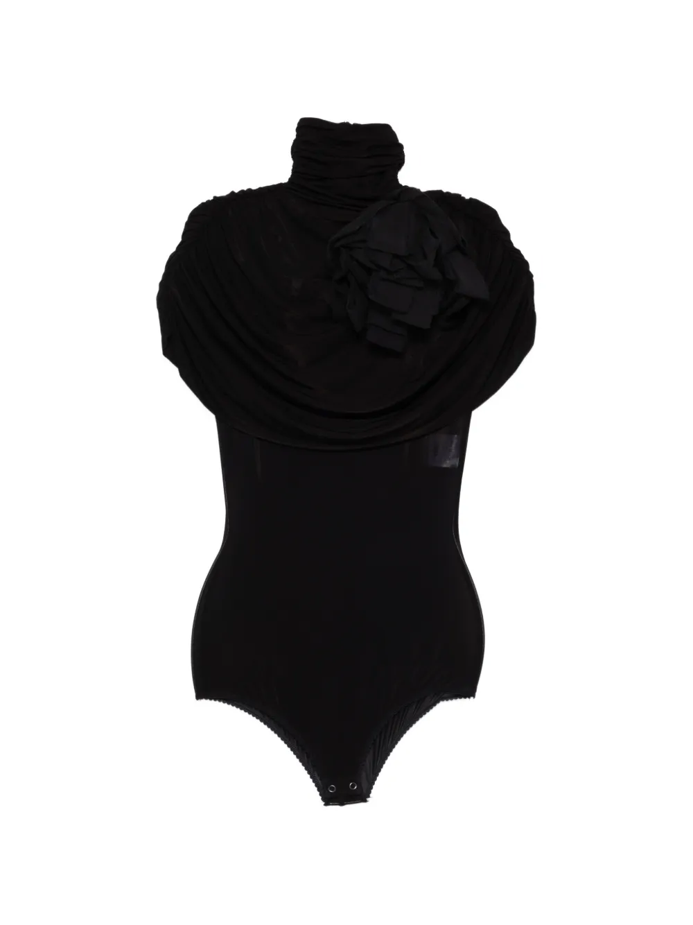 Magda Butrym Body con decorazione - Nero