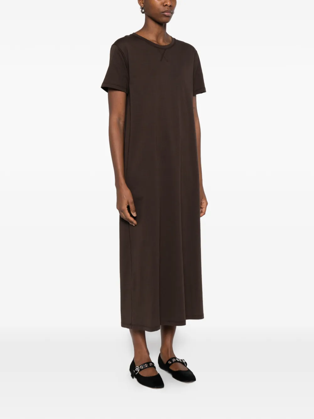  Ottod'ame Beba Cotton Dress - Brown 