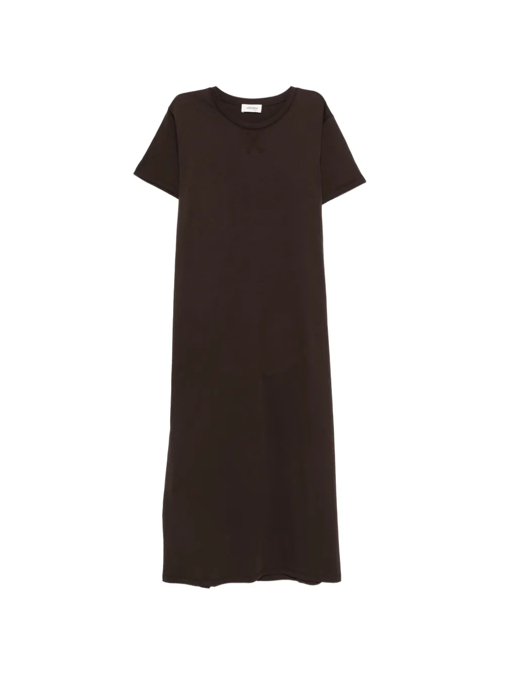 Ottod'ame Beba Cotton Dress In Brown
