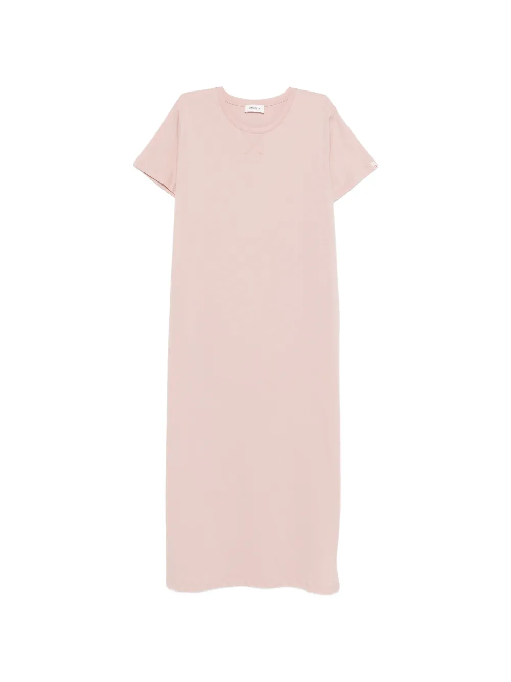 Ottod'ame Beba Crew-neck Dress In Pink