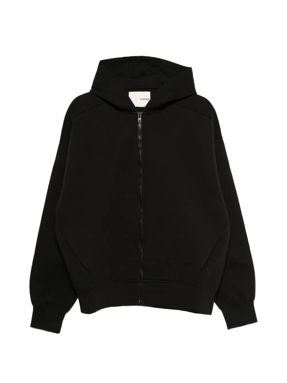 CIARAN zip-up hoodie - Nero