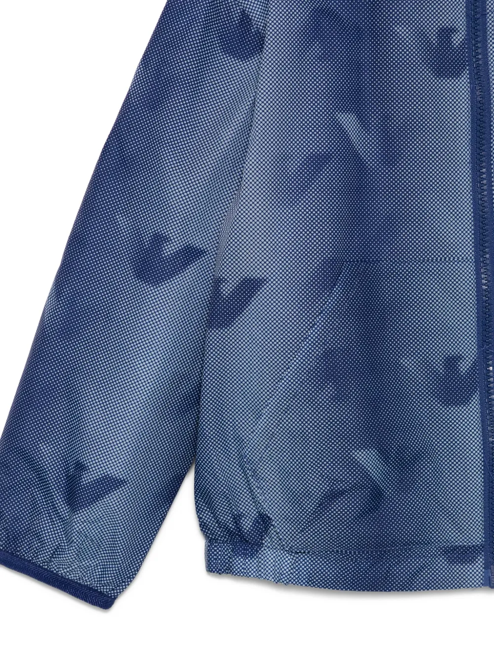 Emporio Armani Kids Jack met capuchon en print Blauw