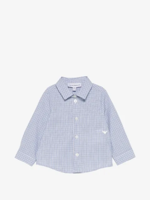 Emporio Armani Kids check shirt