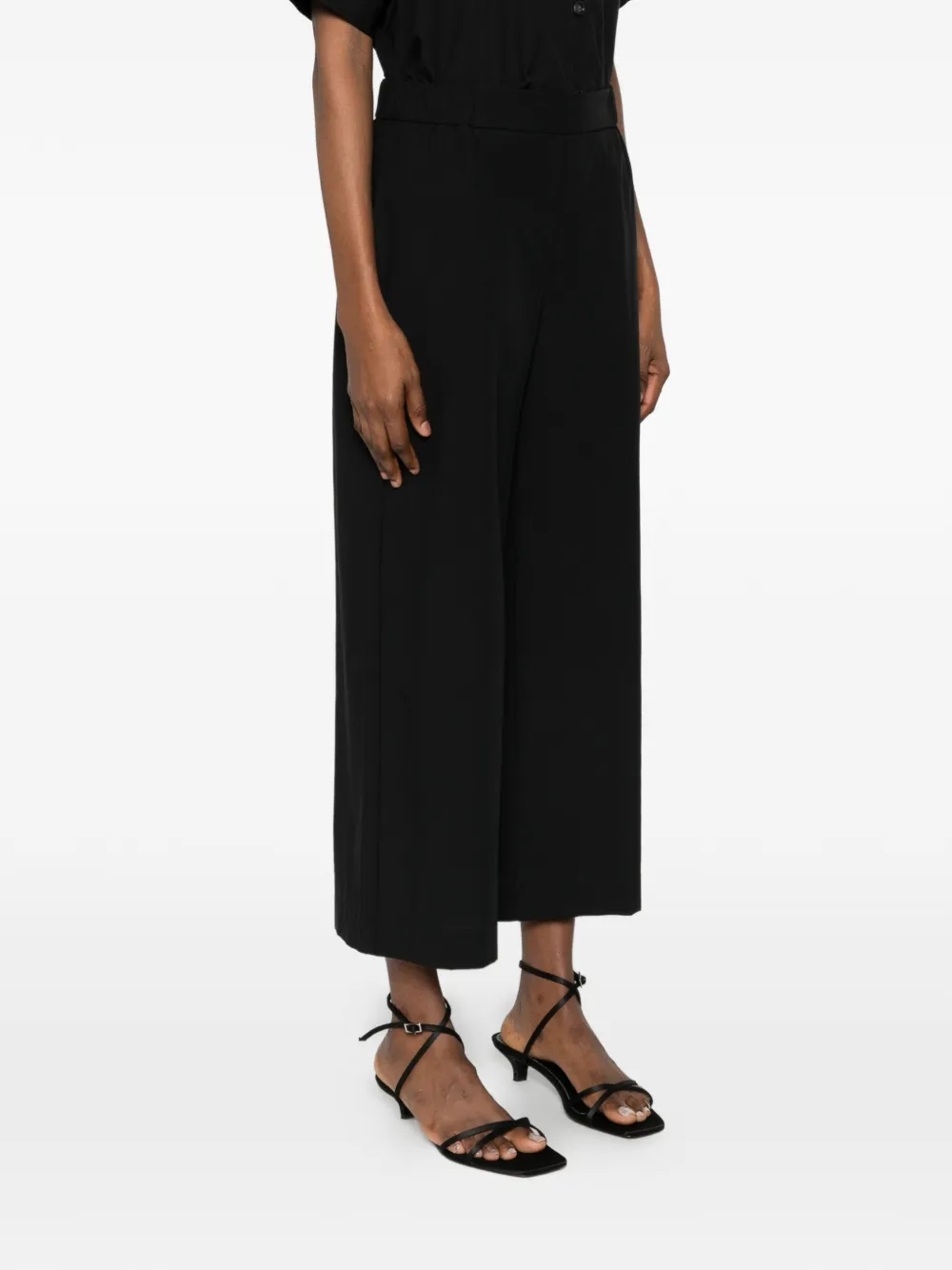  Ottod'ame Wide-leg Trousers - Black 