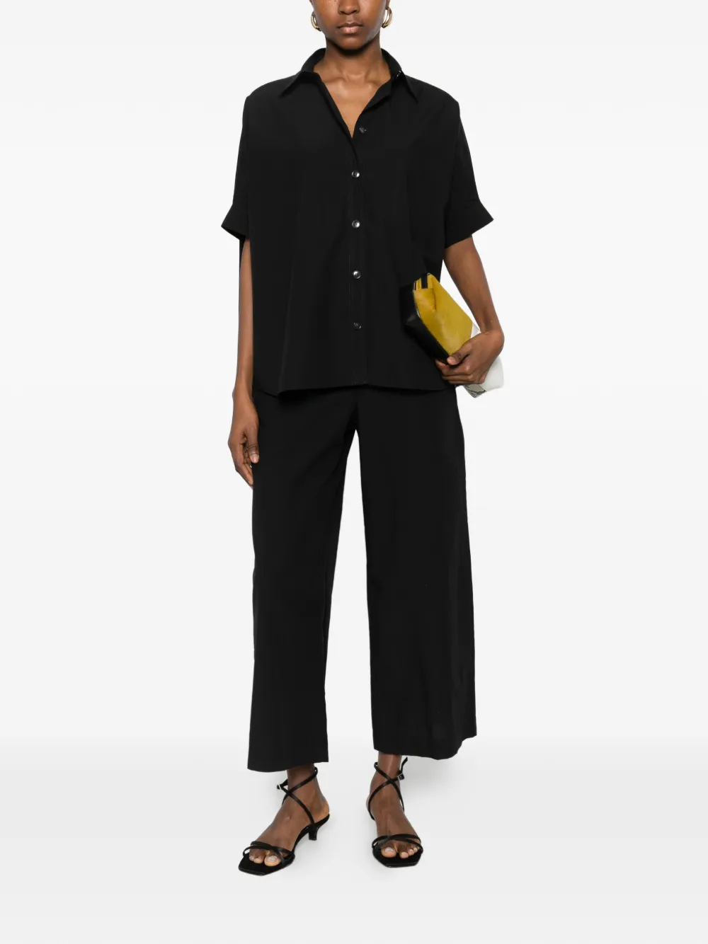  Ottod'ame Wide-leg Trousers - Black 