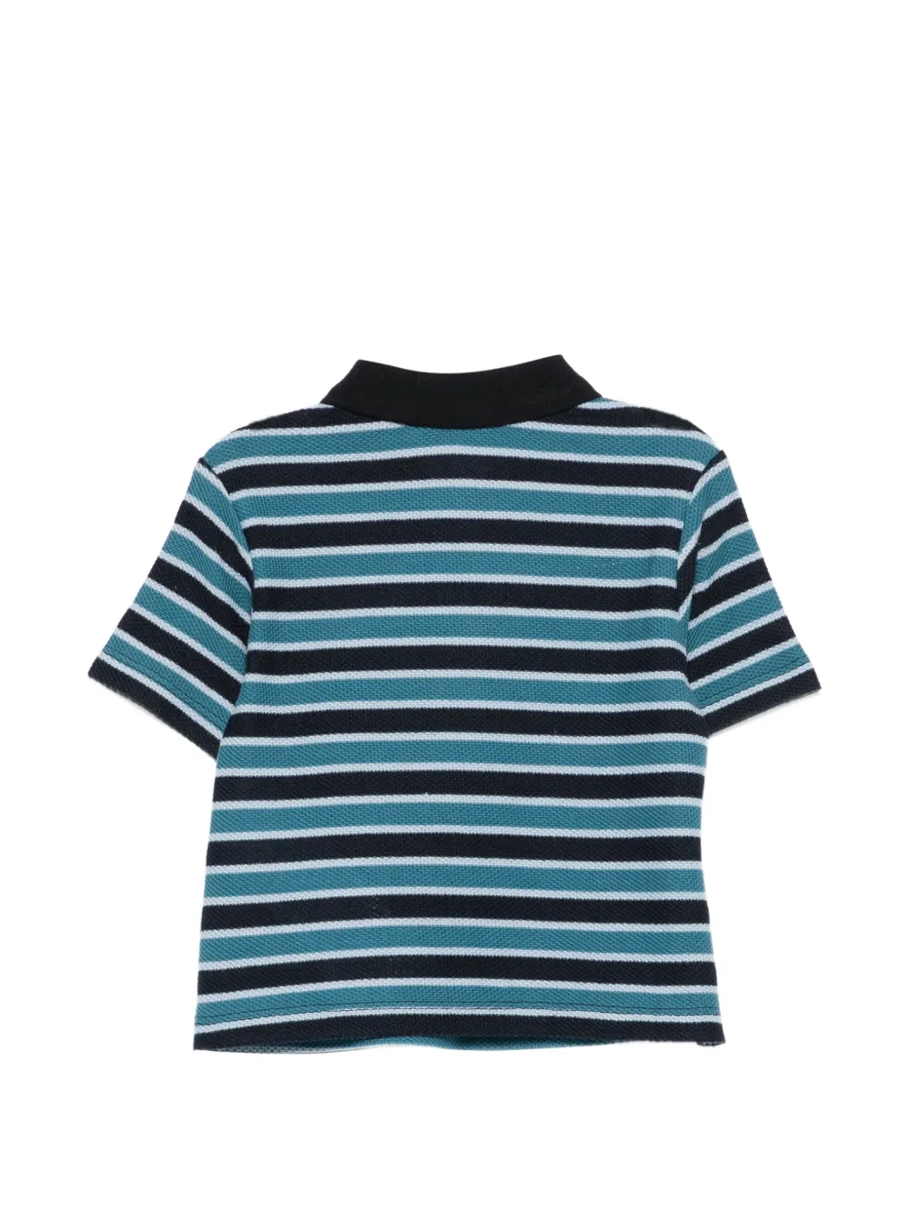 Emporio Armani Kids Poloshirt met gestreept detail en logodetail Blauw