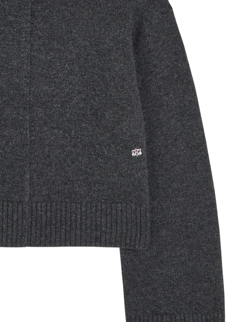  Ganni Roll-neck Wool Sweater - Grey 