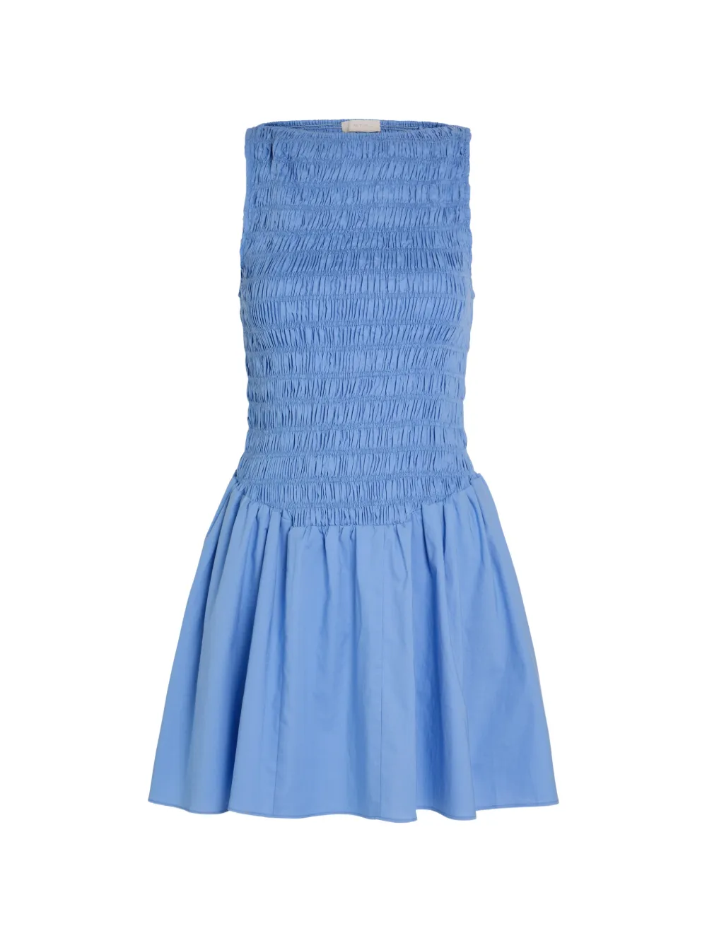 Faithfull the Brand Martina boat-neck mini dress - Blu