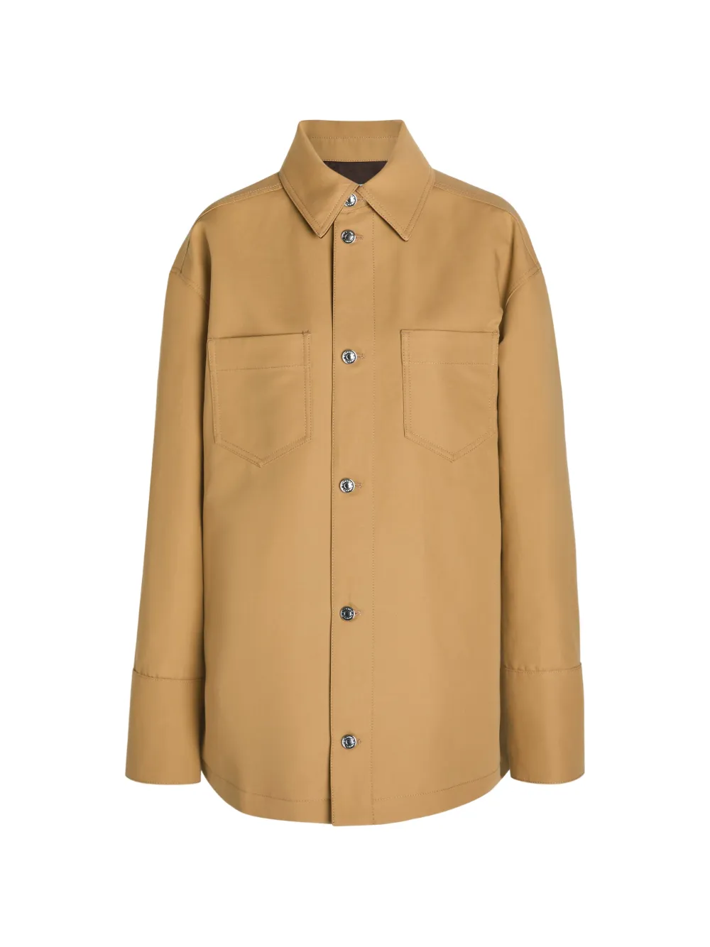 ARMARIUM buttoned chest-pocket jacket - Toni neutri