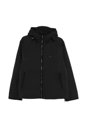 Save The Duck ロゴパッチ フーデッドジャケット | ブラック | FARFETCH JP