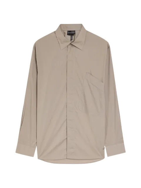 Emporio Armani camisa con logo bordado
