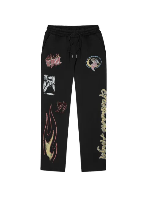 GODMADE Angel graphic-print track pants