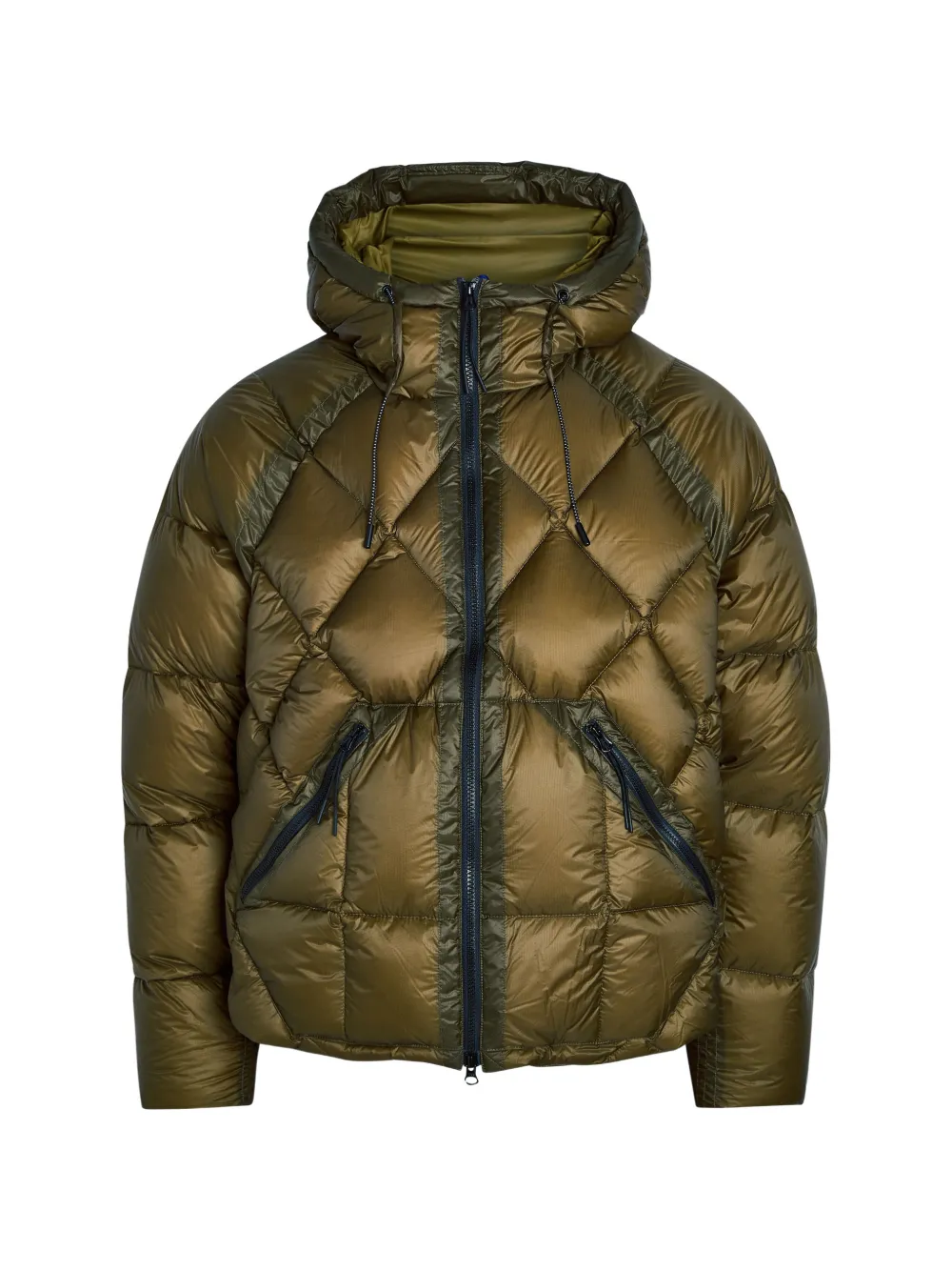 PICANTE hooded quilted puffer jacket - Grün
