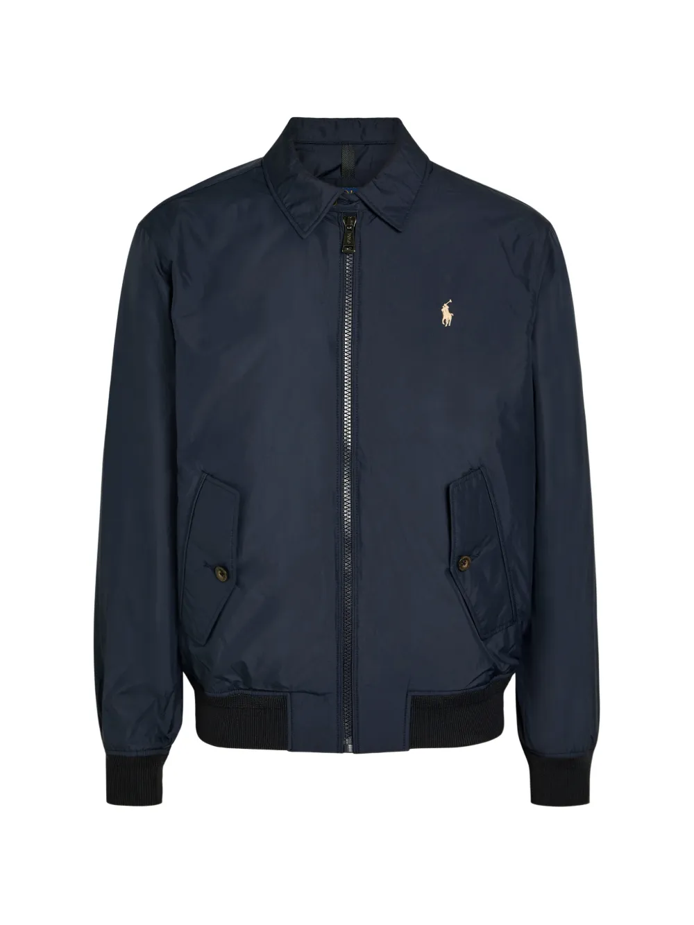 Polo Ralph Lauren logo-embroidered bomber jacket - Blau