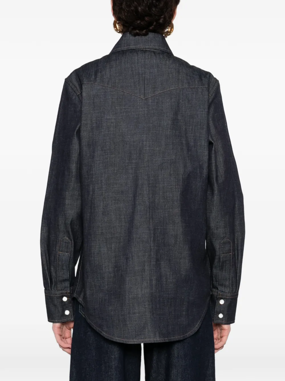 A.P.C. Blouse met zak Blauw