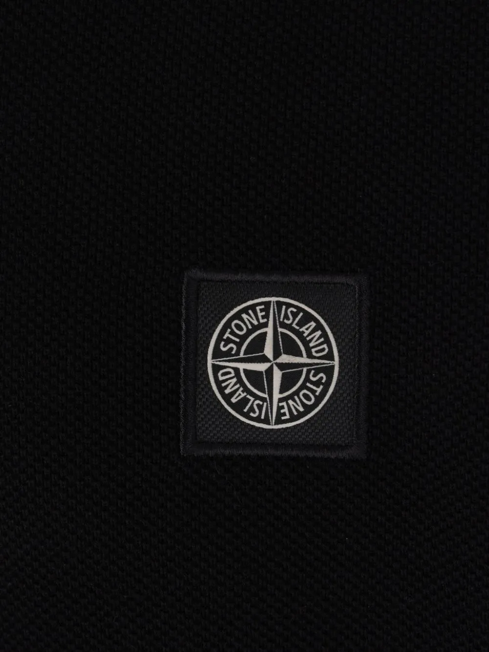 Stone Island Poloshirt van gerecycled polyester Zwart