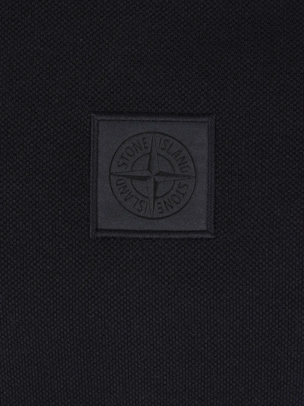 Stone Island Poloshirt met patch Blauw