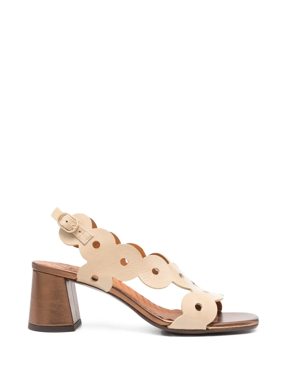 Chie Mihara Ryed sandalen met blokhak Beige