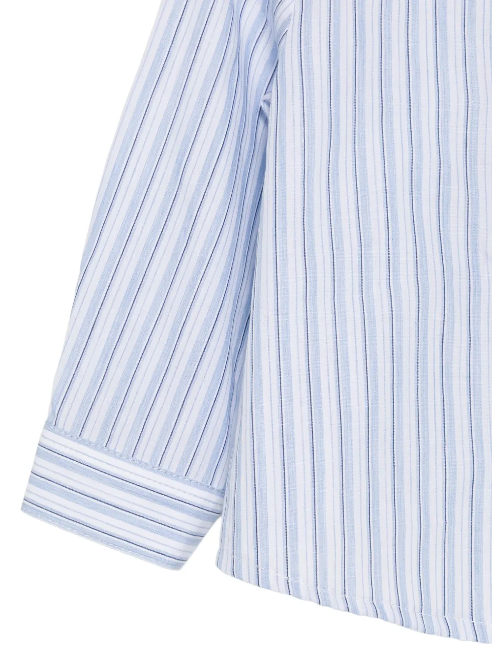 Emporio Armani Kids Gestreept shirt Wit