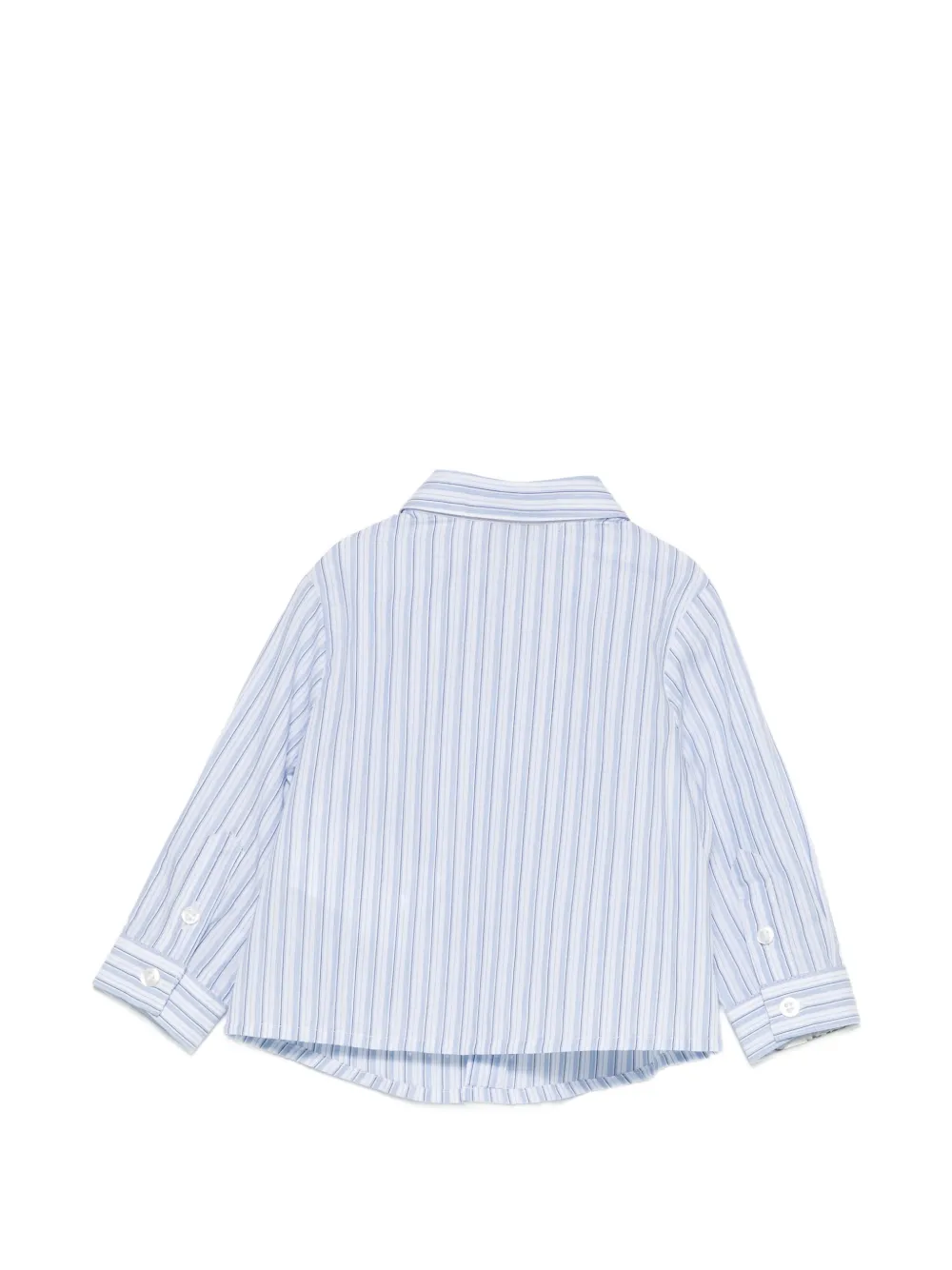 Emporio Armani Kids Gestreept shirt Wit