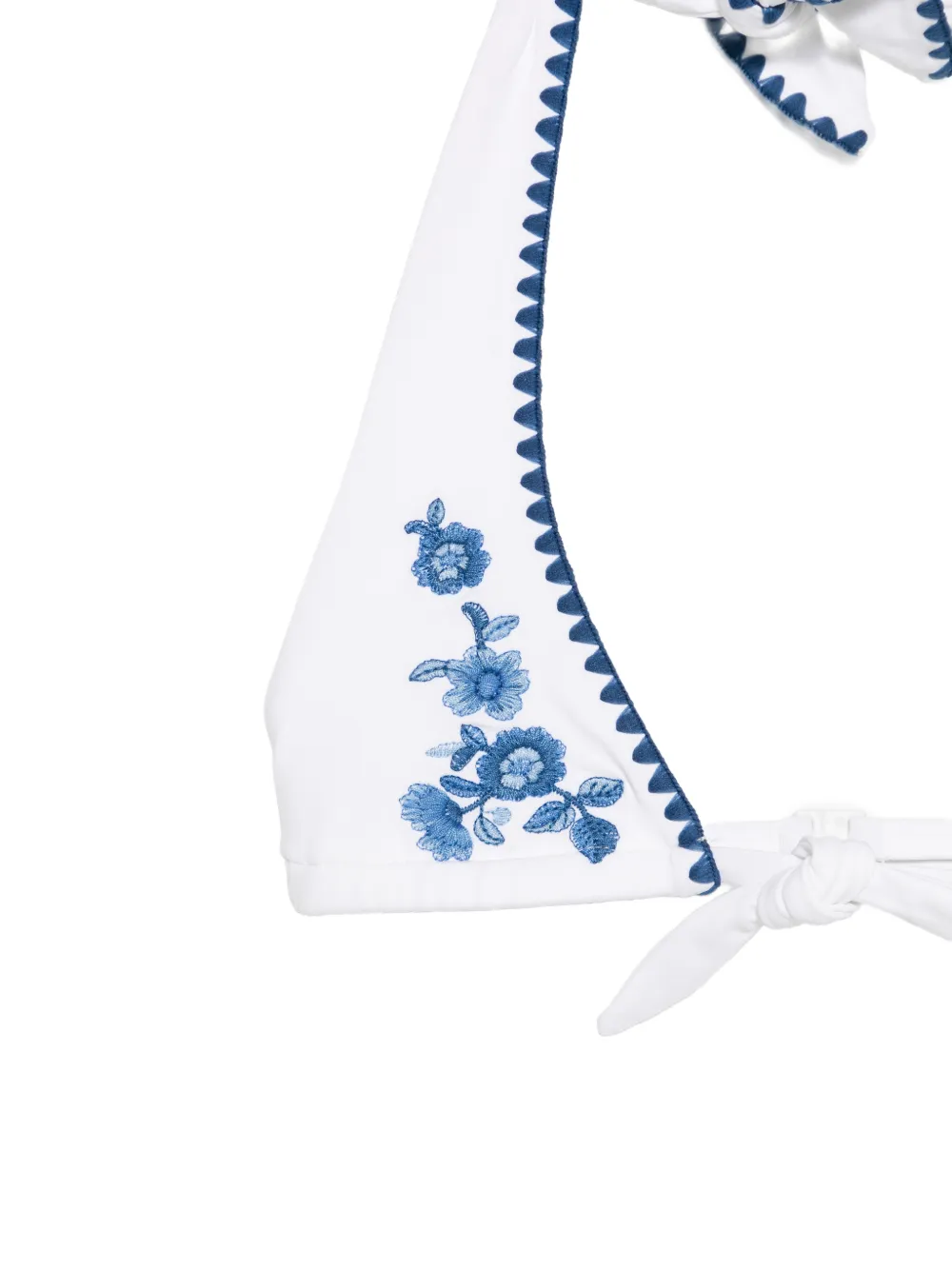  Ermanno Scervino Junior Floral-embroidered Bikini Set (set Of Two) - White 
