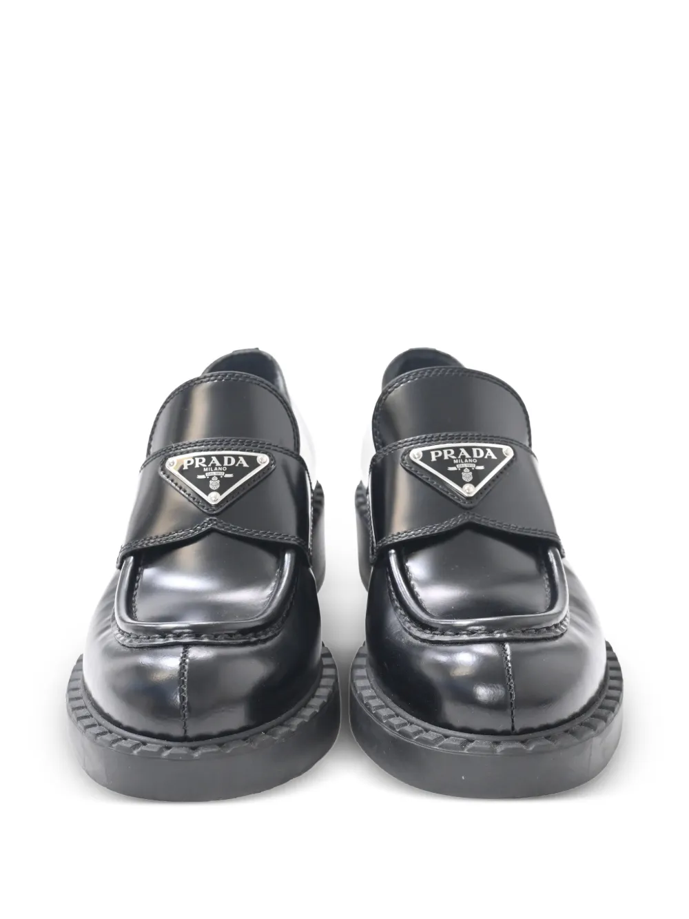 Triangle-Logo Loafers