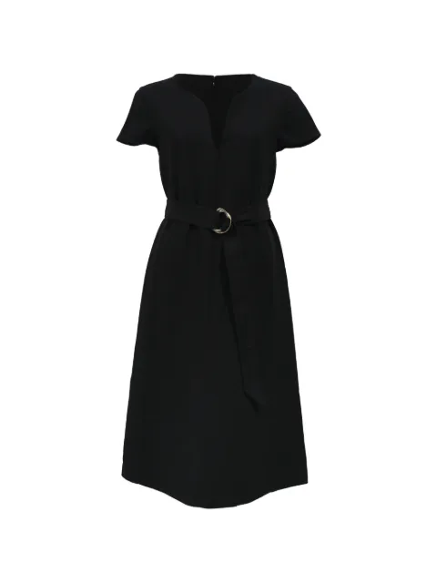 Ferragamo Pre-Owned V-neck belted dress