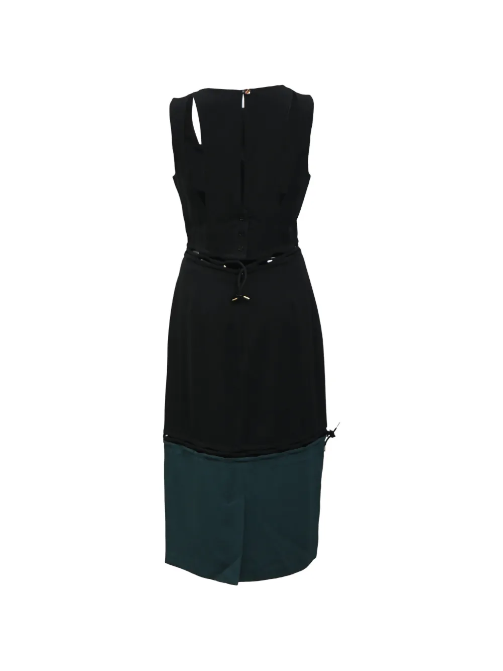 Kenzo Pre-Owned cut-out sleeveless midi dress - Nero