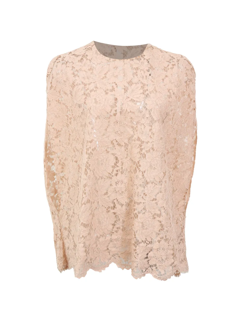 Valentino Garavani Pre-Owned floral-lace blouse - Rosa
