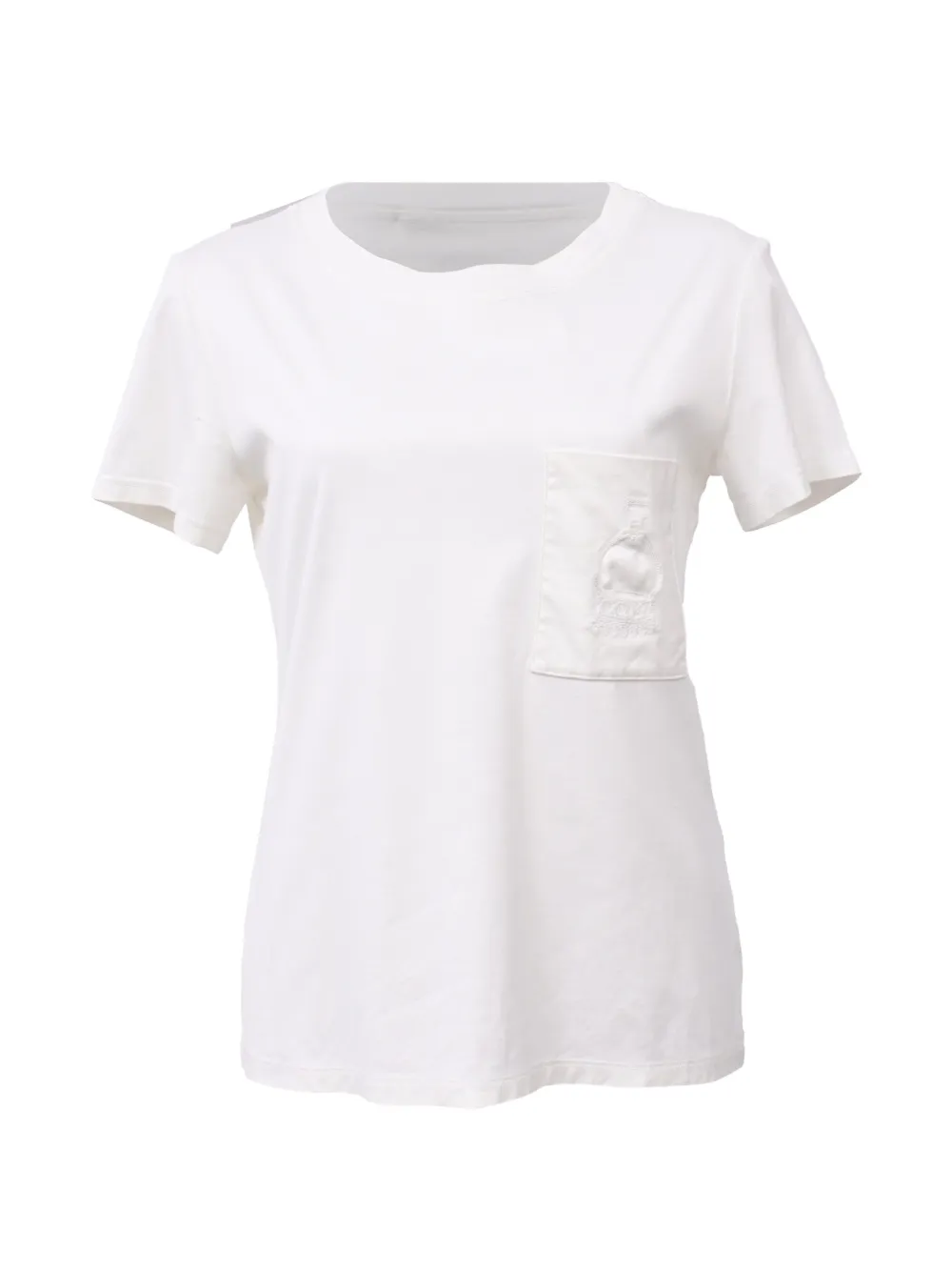 Hermès Pre-Owned patch-pocket T-shirt - Bianco