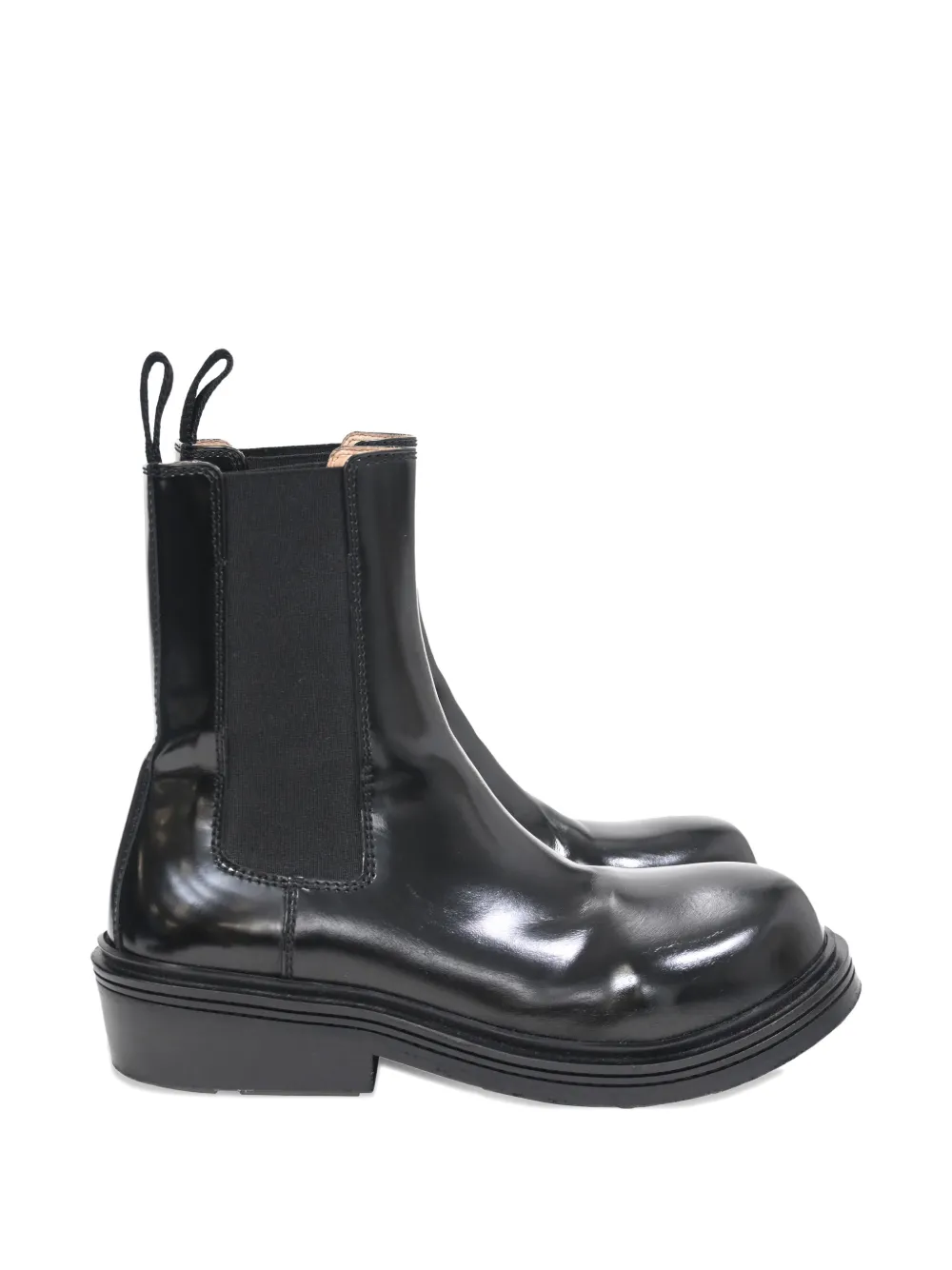 Bottega Veneta Pre-Owned leather Chelsea boots - Nero