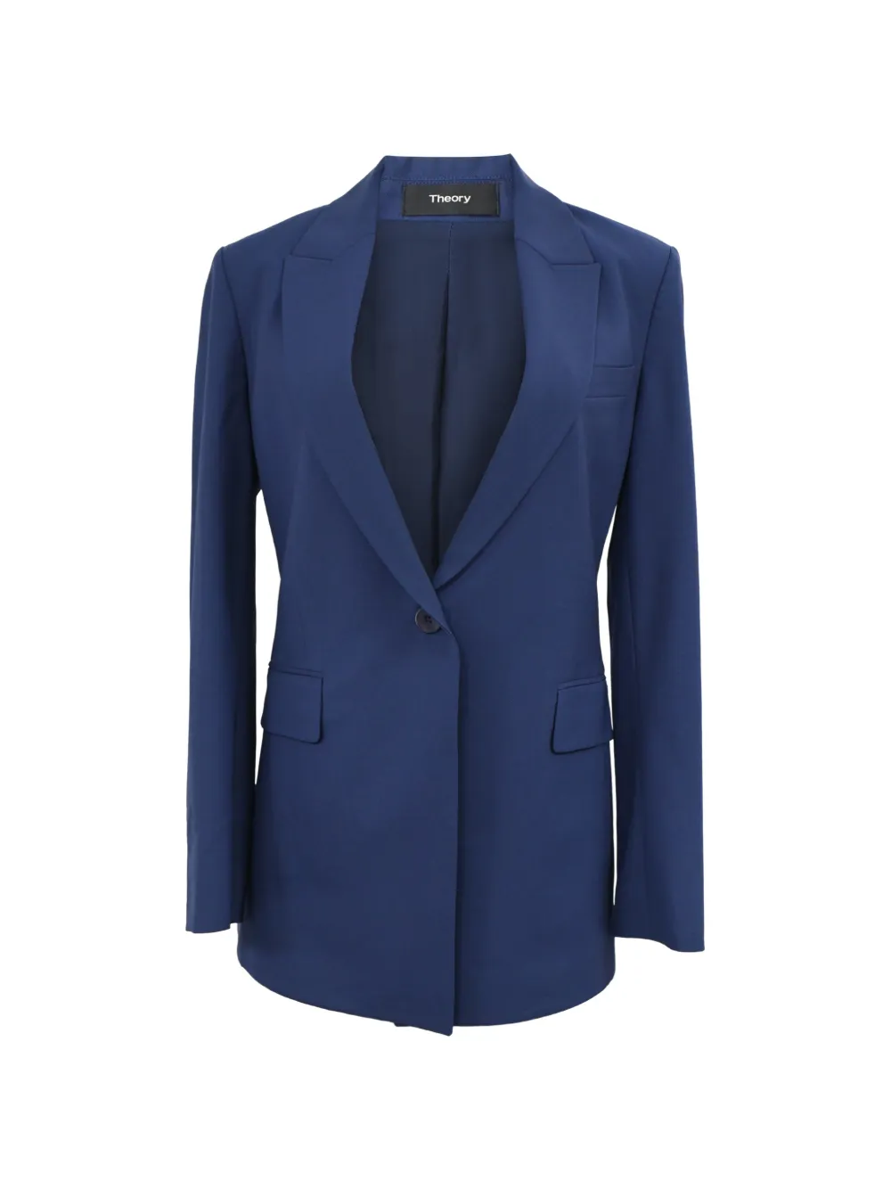 Theory single-breasted blazer - Blu