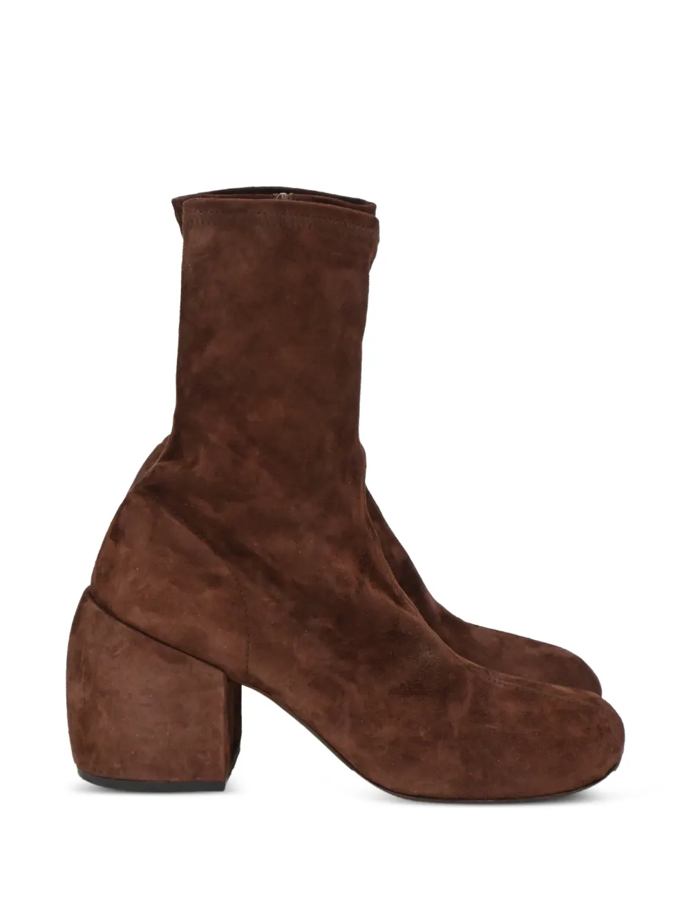 Dries Van Noten Pre-Owned square-toe ankle boots - Marrone