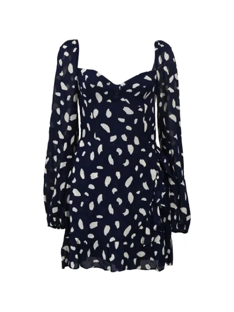 Reformation Cammi sweetheart-neck mini dress