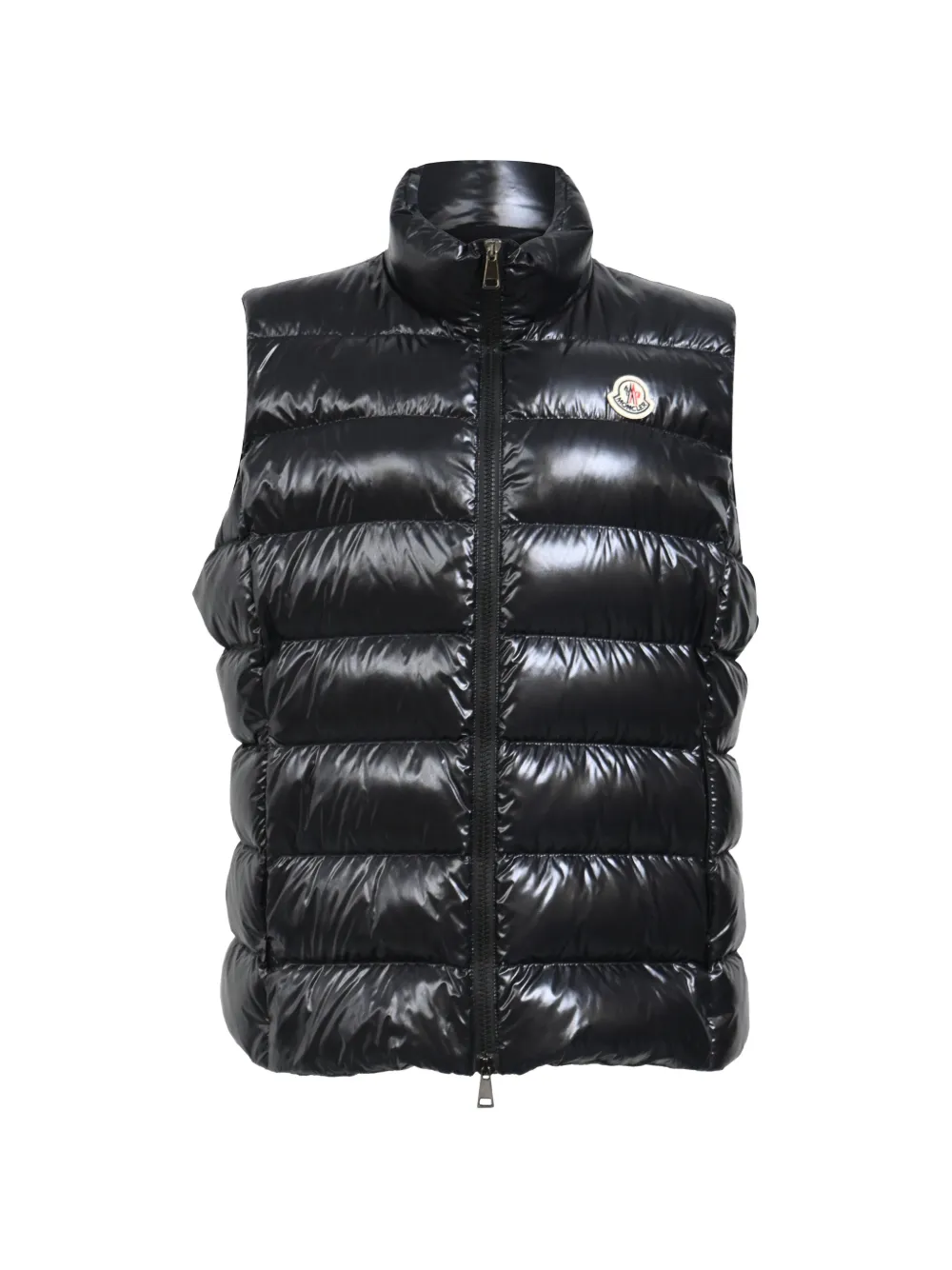 Moncler Vintage gilet matelassé Ghany à fermeture zippée - Noir