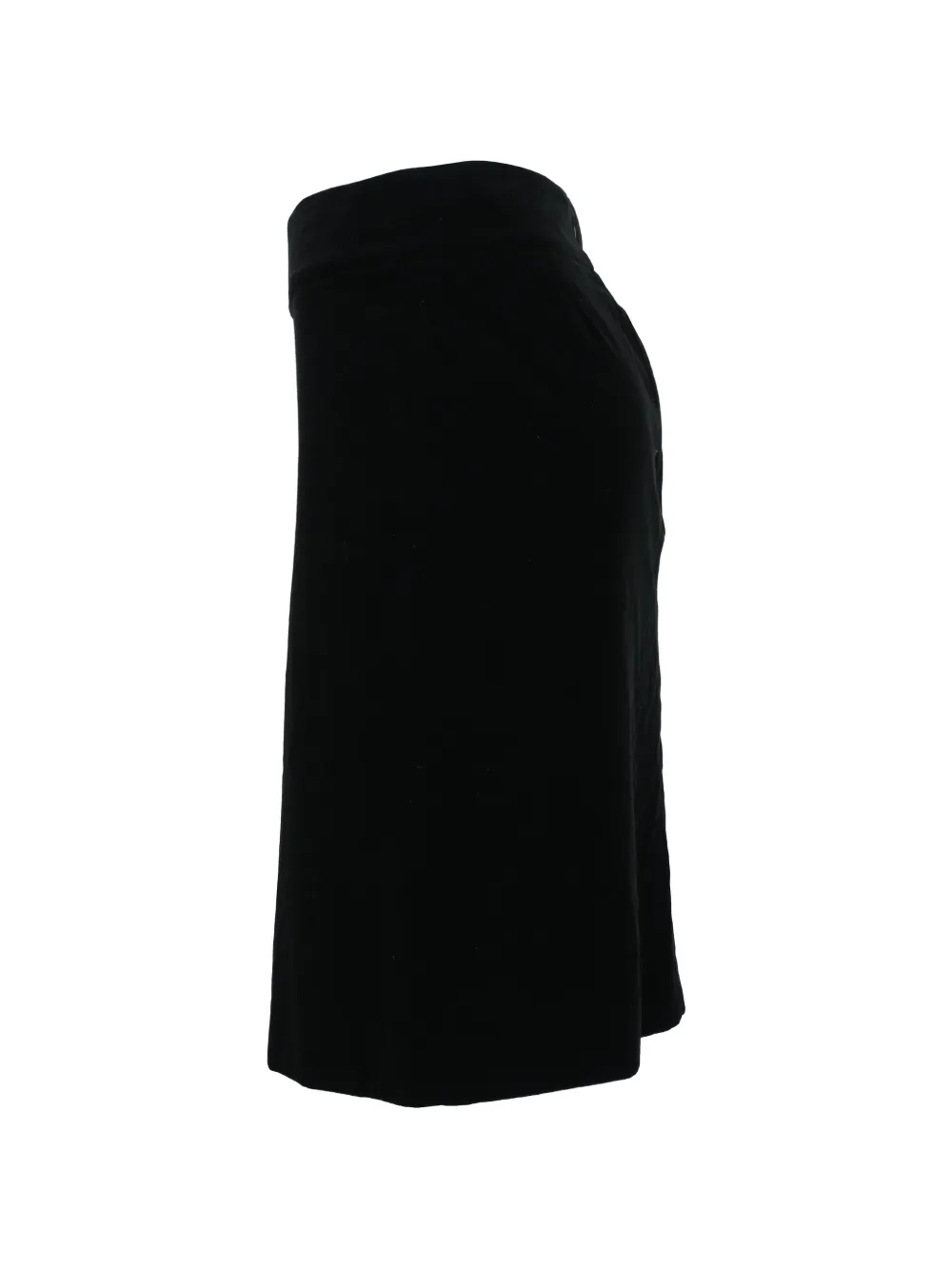 Alexander McQueen Pre-Owned velvet midi skirt - Nero