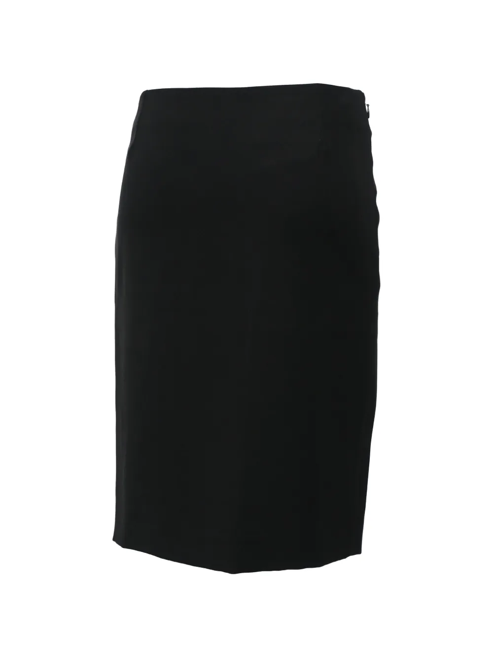 Piped-Trim Mini Skirt