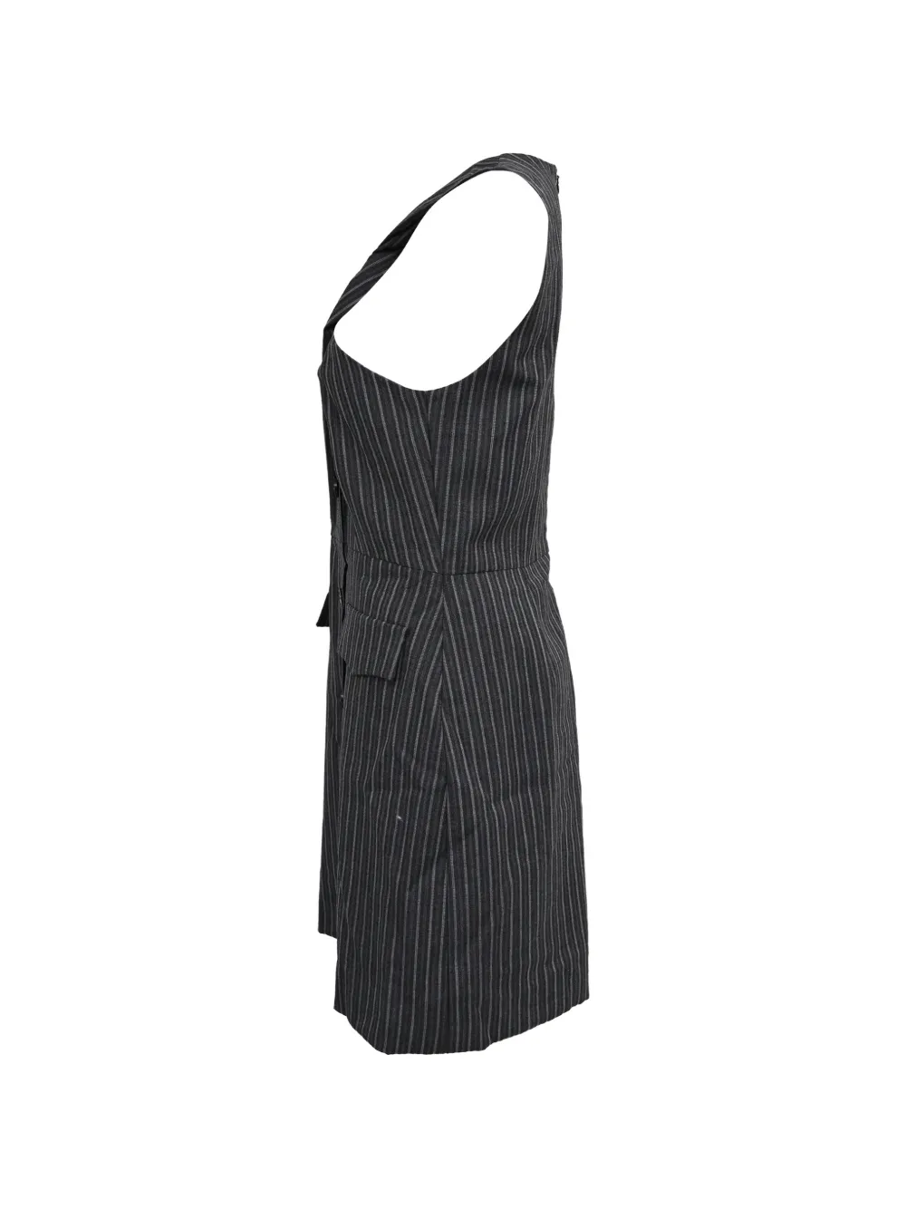 Twist-Front Jacquard Mini Dress
