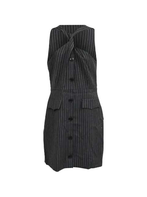 GANNI vestido corto con diseño retorcido